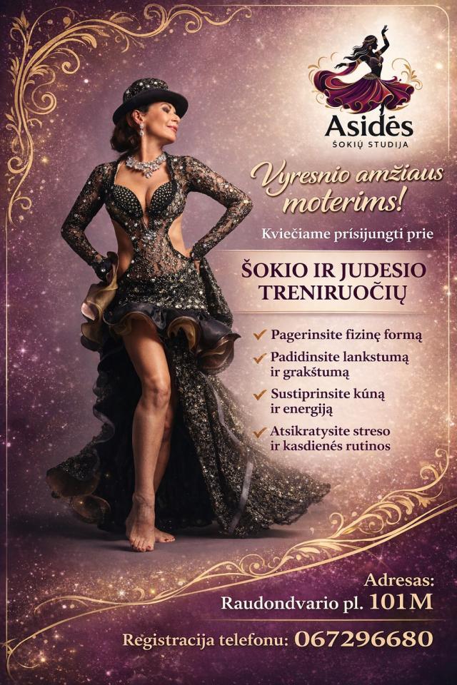 Šokių ir judesio treniruotės 