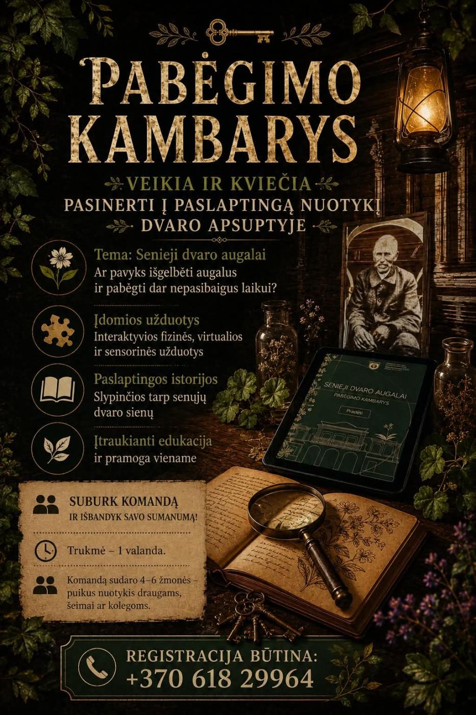 Pabėgimo kambarys Kurtuvėnuose